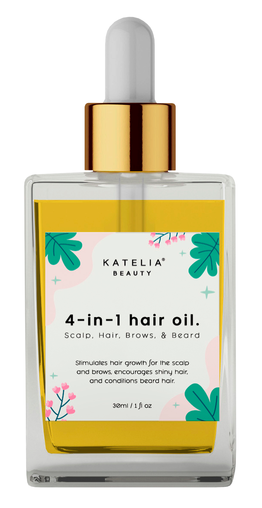 4-in-1 Hair Oil (Scalp, Hair, Brow, & Beard)