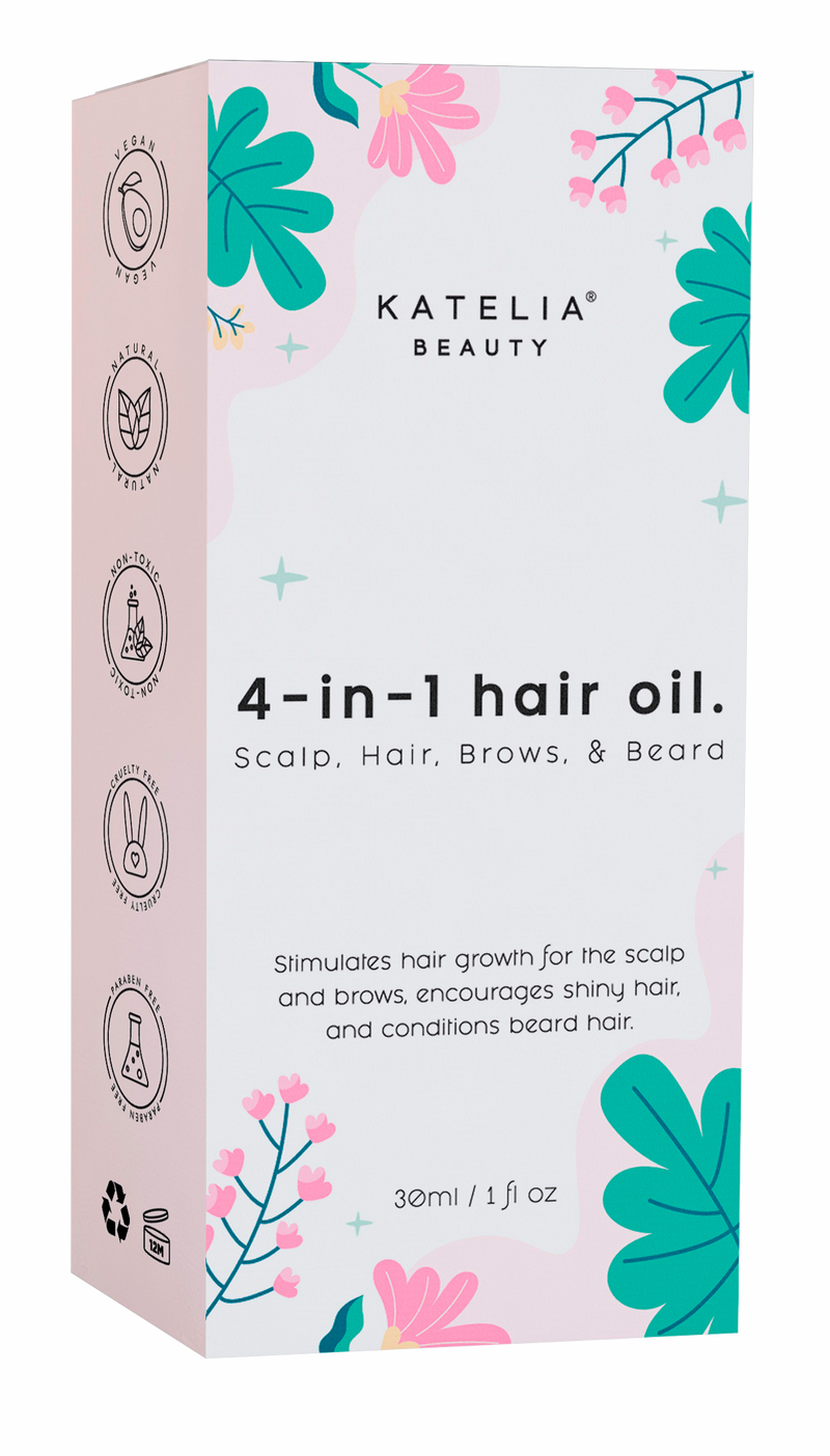 4-in-1 Hair Oil (Scalp, Hair, Brow, & Beard)